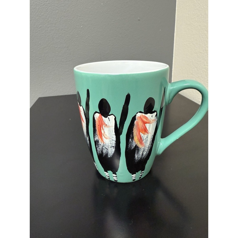 Coffee Mug, Ceramic With Image Of Figures. Unique brand new.